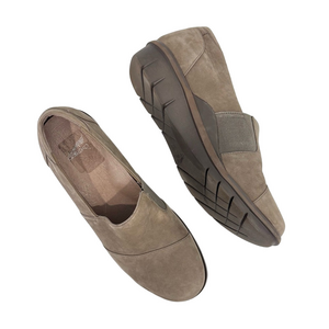 Dansko tan suede Julia loafers